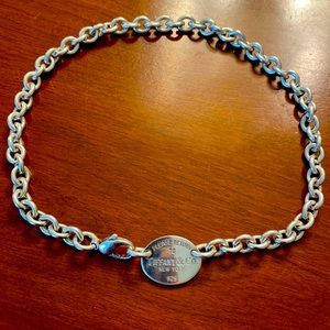 Authentic Please return to Tiffany tag choker